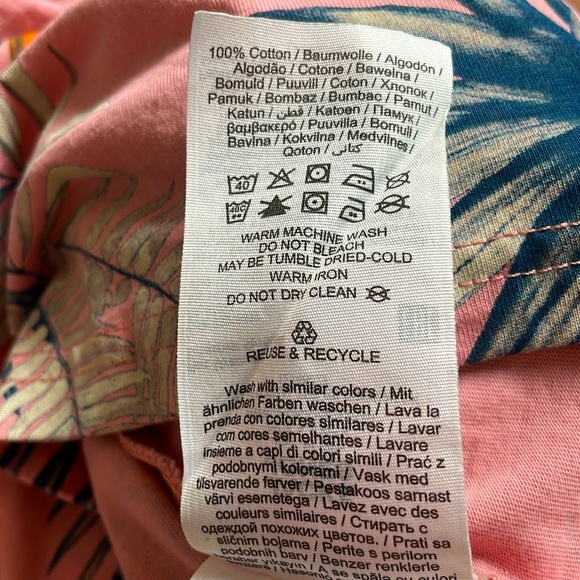 Jack & Jones Men’s Tropical Hawaiian cotton Trendy T-Shirt Medium. - Picture 7 of 7